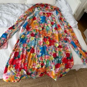 Show Me Your MuMu Floral Long Sleeve Dress - Multicolor